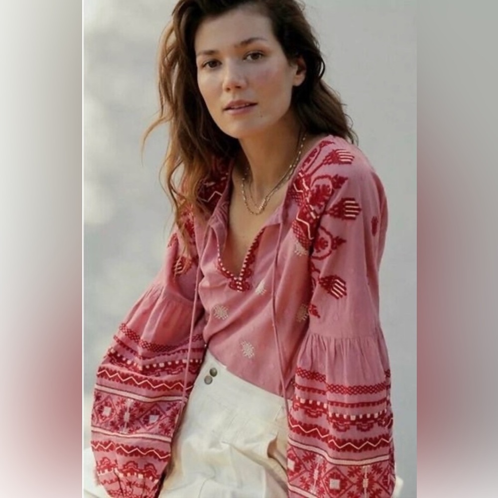Anthropologie Seen Worn Kept Boho Top